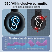 X5 Portable FM Radio Headphones – Foldable Wireless Headset with LCD Display