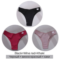 Set de 3 Panties de Algodón Hipoalergénico sin Costuras para Mujer