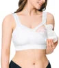Plus Size Nursing Bra – Adjustable Straps & Removable Cups Wire-Free Maternity Bra