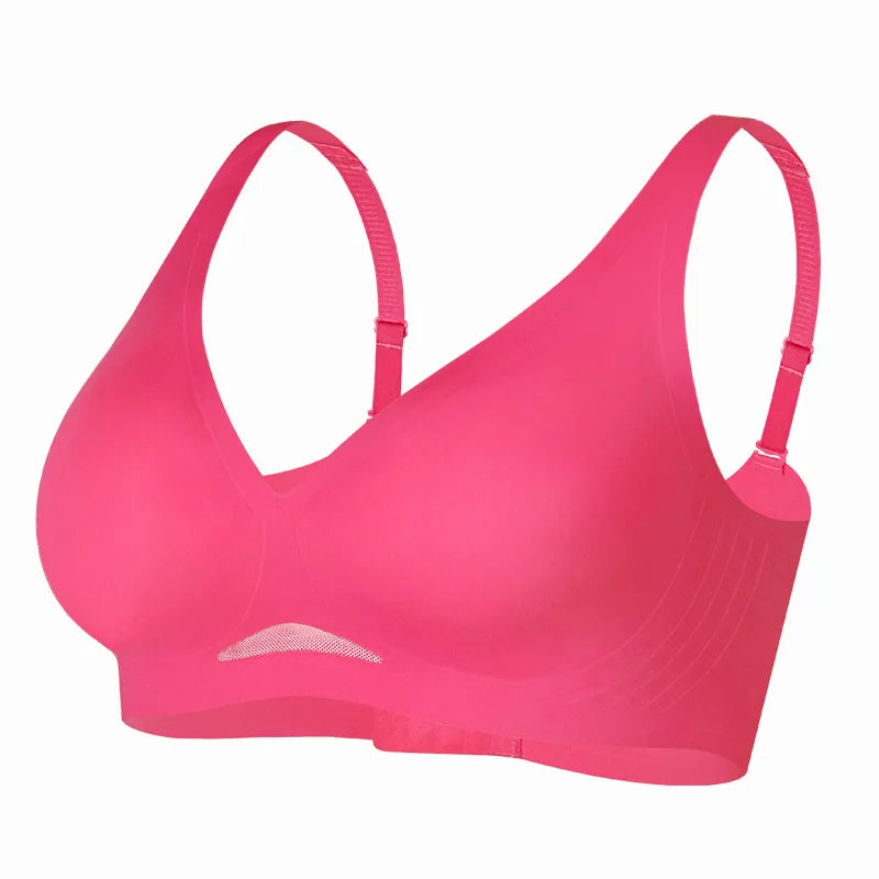Jelly Gel Seamless Push-Up Bra | Wire-Free U-Back Bralette for Women