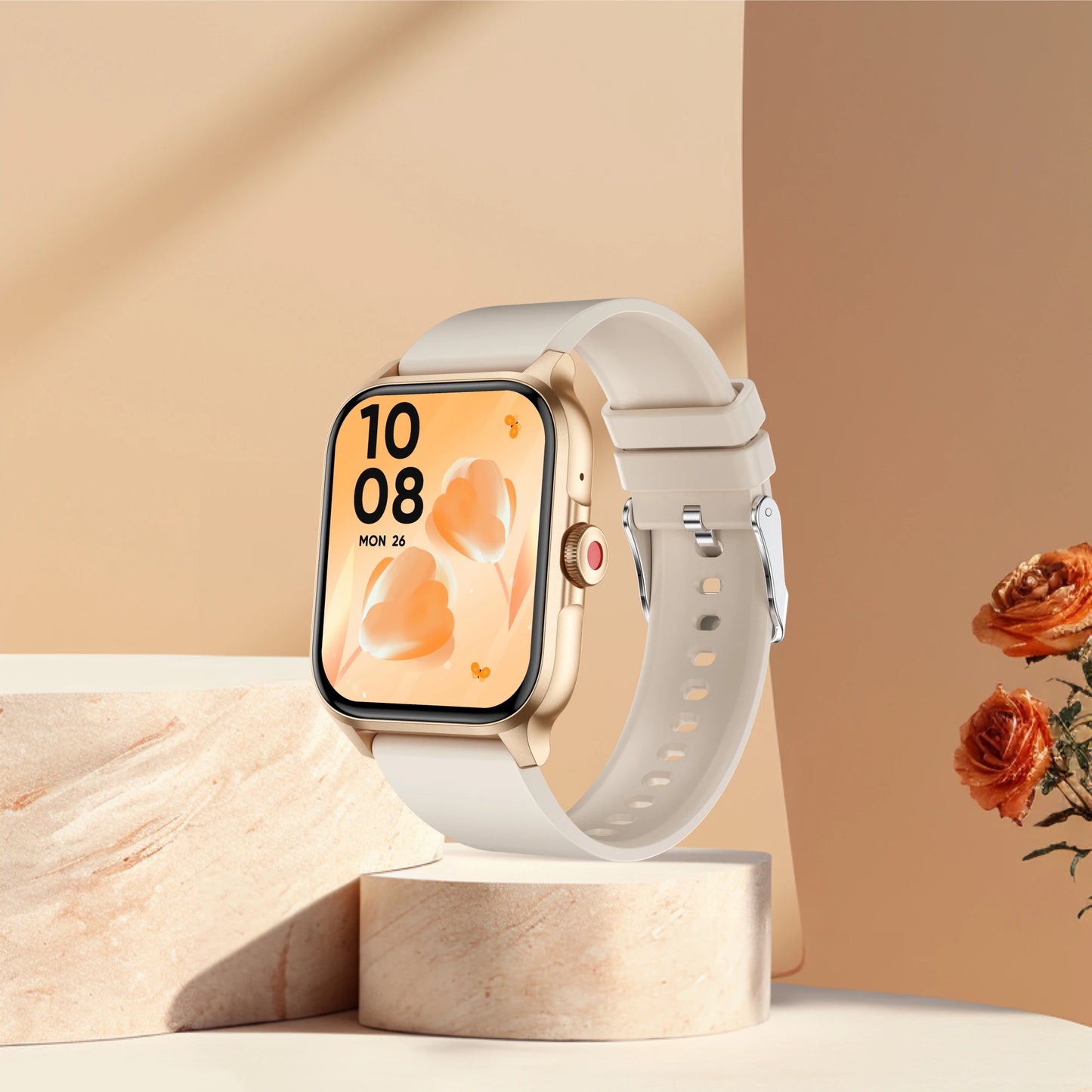 1.85" IP68 Sports Smart Watch – Bluetooth Calling, Heart Rate, AI Voice & Multi-Sport Tracker