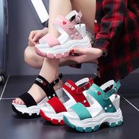 Women's Fairy Style Platform Wedge Sandals - Summer Thick Sole Heels