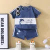 Kids Cotton Cartoon Summer 2-Piece Outfit Set