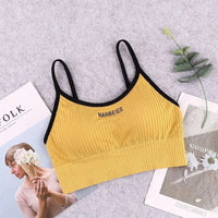 Women's Cotton Sports Bra | Soft Crop Top Tube Bra for Gym & Everyday Comfort