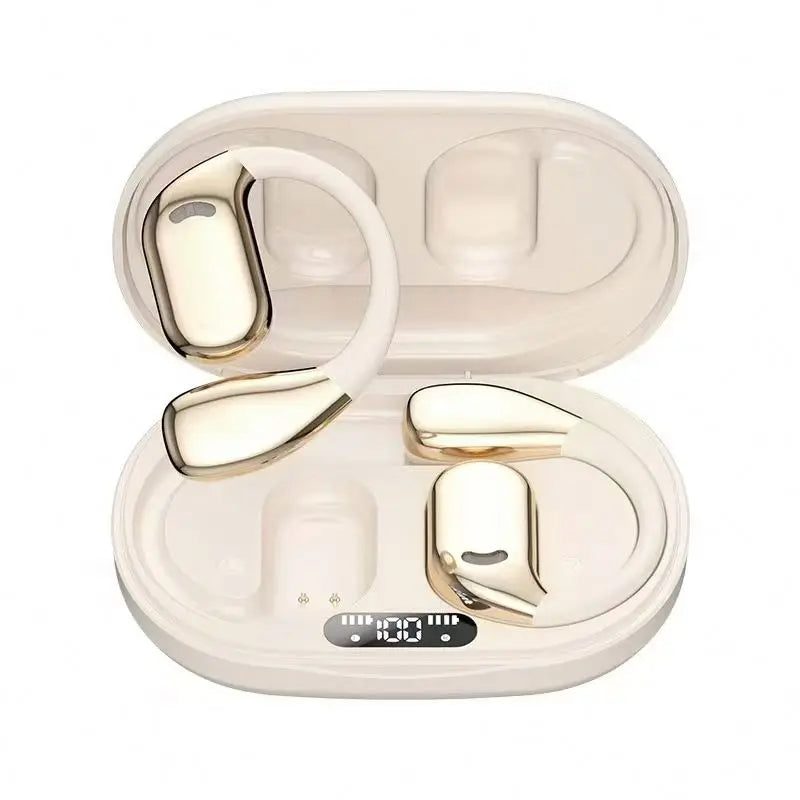 Wireless Headphone Bone Conduction Ear-clip Sports Headphone BT5.4 IPX4 Waterproof of Battery Al Translator Earbuds for Iphone