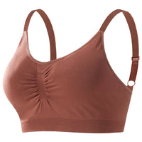 Plus Size Deep Cup Seamless Bra – Wire-Free Back Fat Coverage Full Support