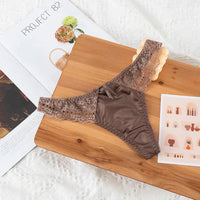 Hollow Lace G-String Thong | Low-Rise Seamless Panties for Women