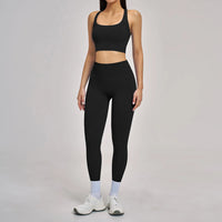 Women's 3-Piece Seamless Activewear Set — High Waist Tracksuit, Quick Dry Yoga Gym Wear