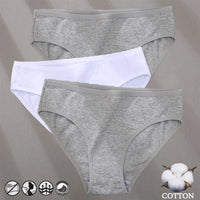 Bragas de Algodón Jacquard Hipoalergénicas para Mujer