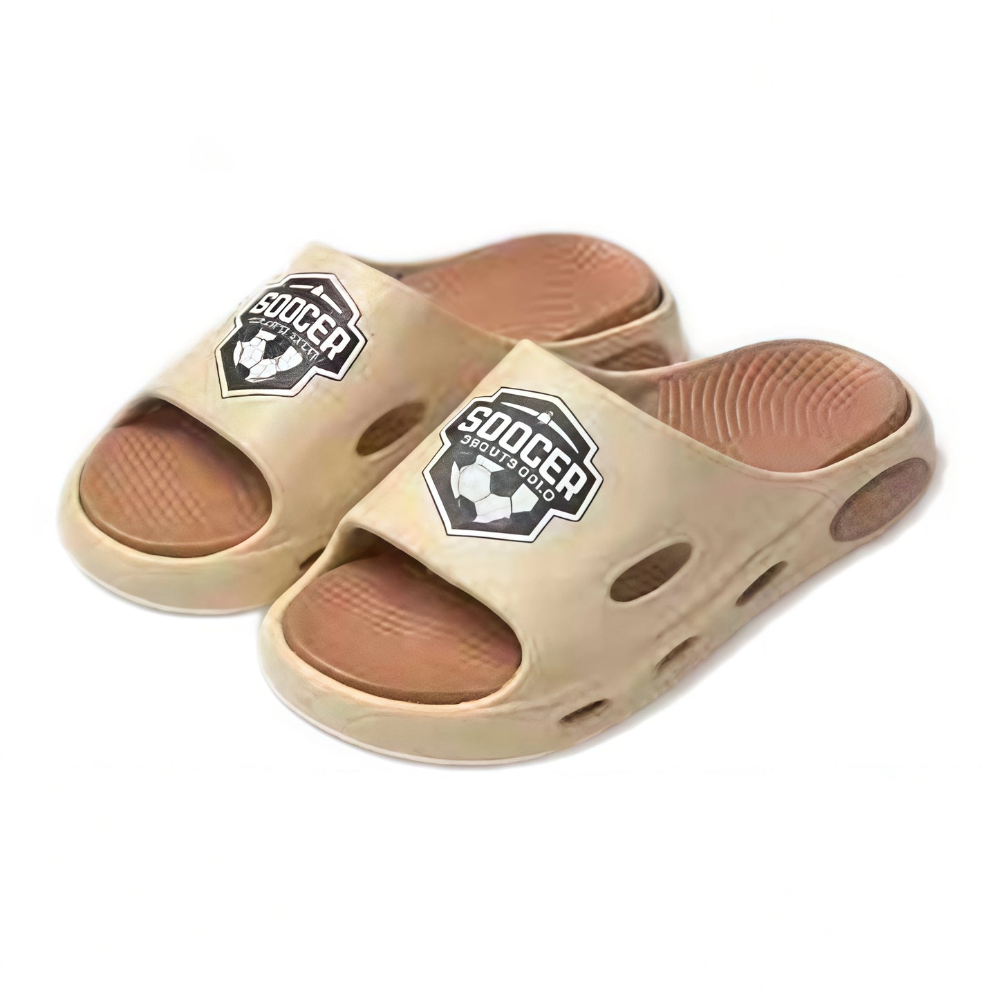 Yearning Man Fashion Open Toe EVA Anti-Slip Breathable Waterproof Cushioned Sporty Indoor/Outdoor Slippers