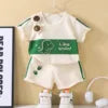 Kids Cotton Cartoon Summer 2-Piece Outfit Set