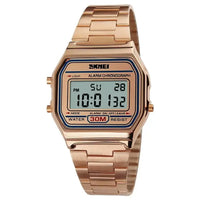 SKMEI 1123 Men's Slim Digital Watch – Perfect Gift for Him | Stainless Steel, Waterproof
