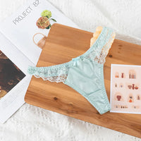 Hollow Lace G-String Thong | Low-Rise Seamless Panties for Women