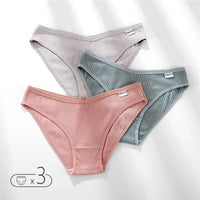 Panties de Algodón FINETOO - Ropa Interior Femenina Sexy Talla M-4XL
