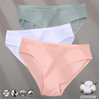 Bragas de Algodón Jacquard Hipoalergénicas para Mujer