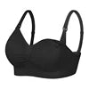Plus Size Front-Open Seamless Nursing Bra – Wire-Free Padded Postpartum Maternity Bra