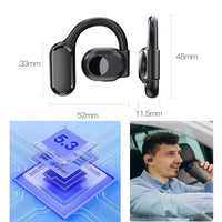 NEW Intelligent Touch Control Wireless Sports Earphones Type C TWS Earbuds Non-Ear Air Conduction Headphone Earphone BY99