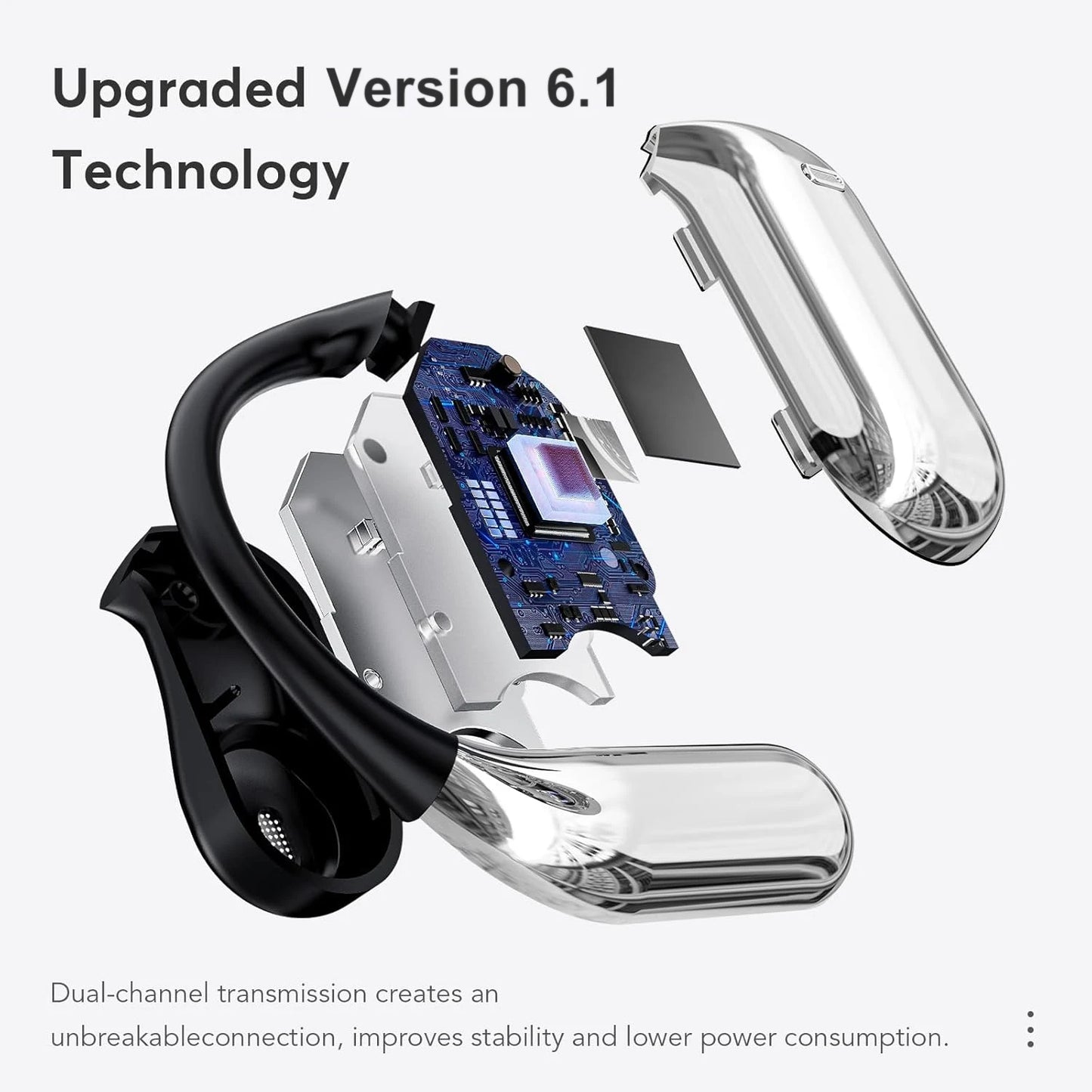 YYK-Q16 New Upgrades Real-Time Voice Translation Earbuds OWS Sports Wireless Earphones Support Audio and Video Call Translation
