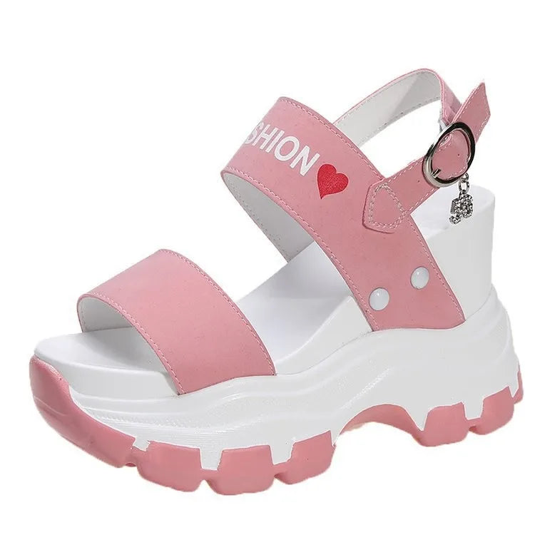 Women's Fairy Style Platform Wedge Sandals - Summer Thick Sole Heels