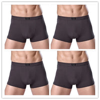 Men's Bamboo Boxer Shorts – 4-Pack Soft & Breathable Underwear (L–XXXL)