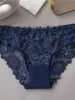 Plus Size Lace Panties for Women Solid Lightweight Breathable Mesh Design Sexy High-Elasticity Quick-dry Comfortable Underwear