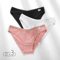 Panties de Algodón FINETOO - Ropa Interior Femenina Sexy Talla M-4XL
