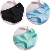 Set de 3 Panties de Algodón - Ropa Interior de Talle Medio Tallas Plus