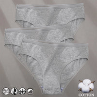 Bragas de Algodón Jacquard Hipoalergénicas para Mujer