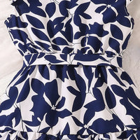 Girls Floral Flying Sleeve Princess Dress | Elegant A-Line Knee-Length Summer Dress Ages 7-15