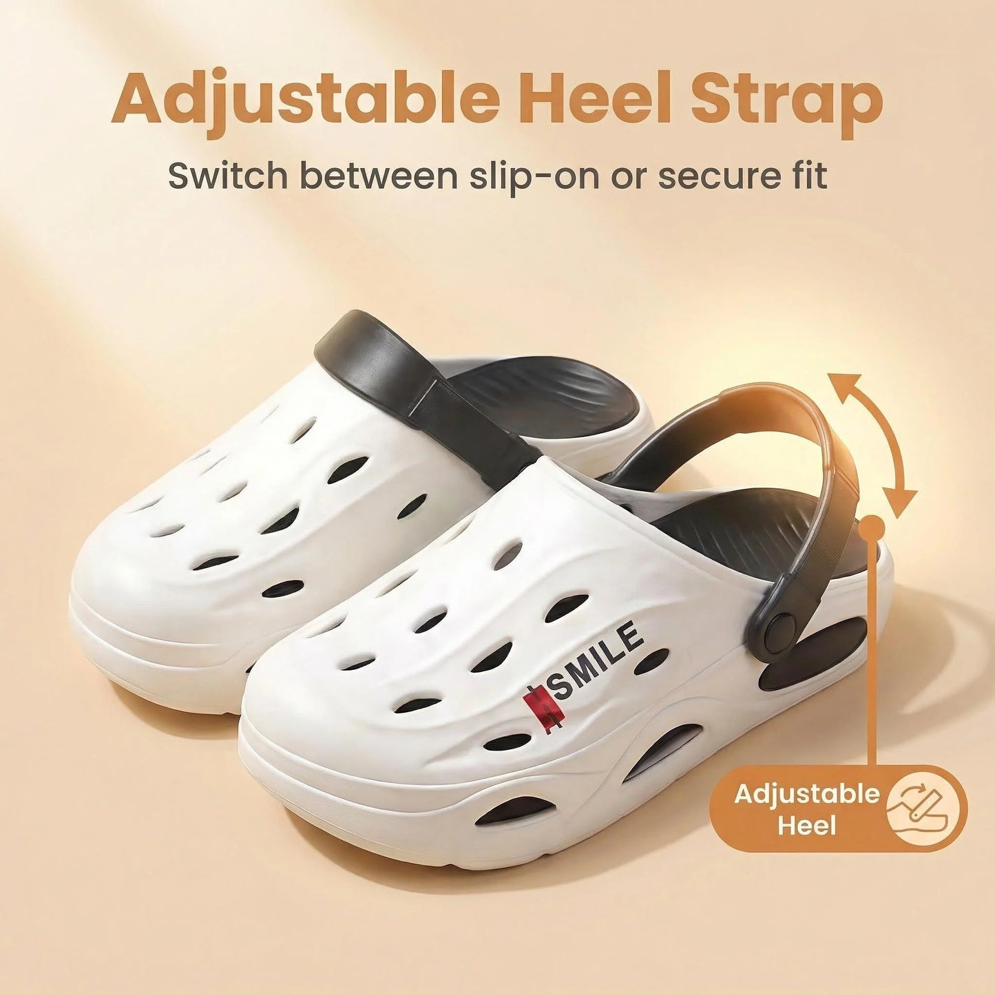 Men's Lightweight EVA Clogs - Waterproof Garden Shoes