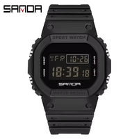 SANDA 2107 Boys Digital Sport Watch – Waterproof, Chronograph, Luminous, TPU Band