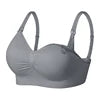 Plus Size Front-Open Seamless Nursing Bra – Wire-Free Padded Postpartum Maternity Bra