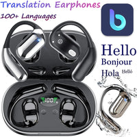 YYK-Q16 New Upgrades Real-Time Voice Translation Earbuds OWS Sports Wireless Earphones Support Audio and Video Call Translation