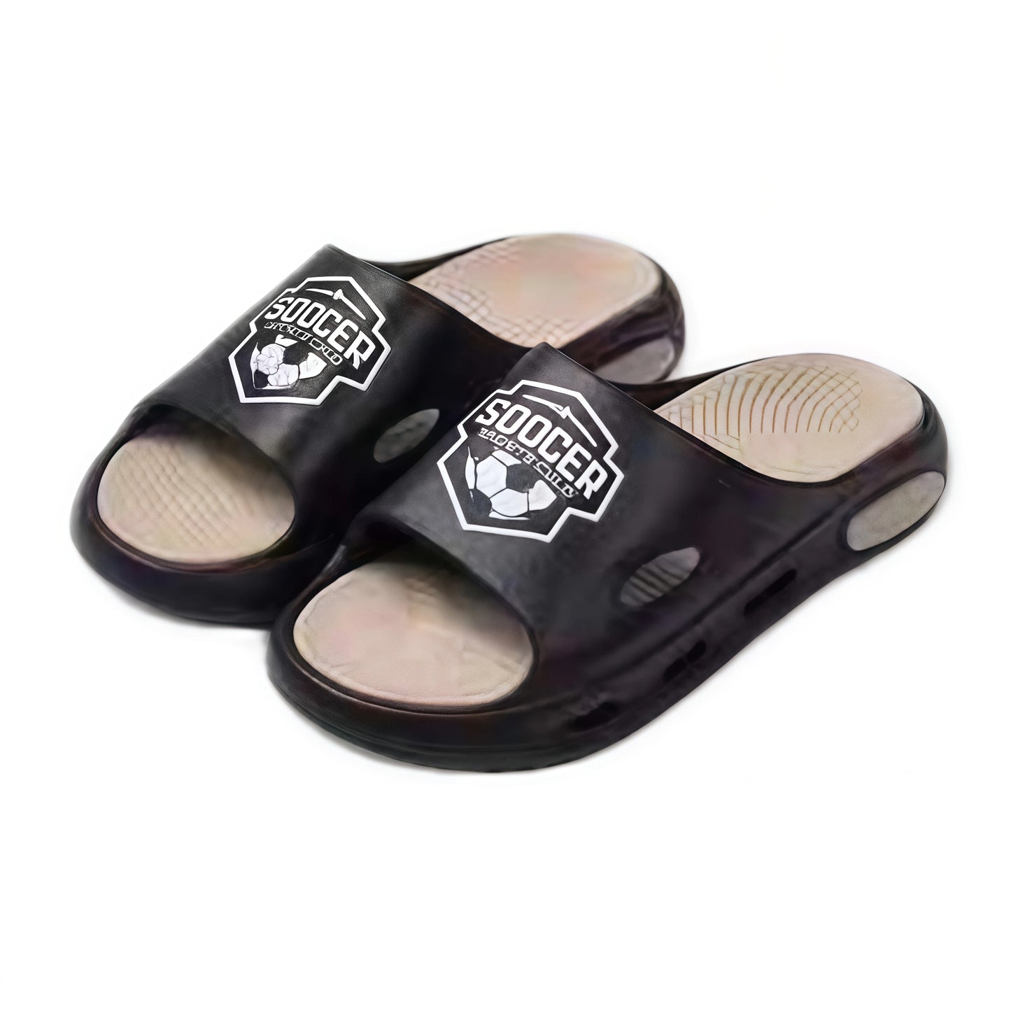 Yearning Man Fashion Open Toe EVA Anti-Slip Breathable Waterproof Cushioned Sporty Indoor/Outdoor Slippers