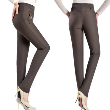 Large Size Casual Pants Women 2026 Long Loose Pants Tall Waist Womens NEW Spring/autumn Trousers Female Stretch Pants