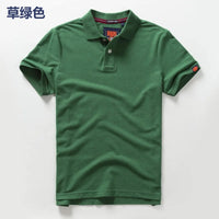 Men's Embroidered Cotton Polo Shirt – Short Sleeve Casual Summer Top