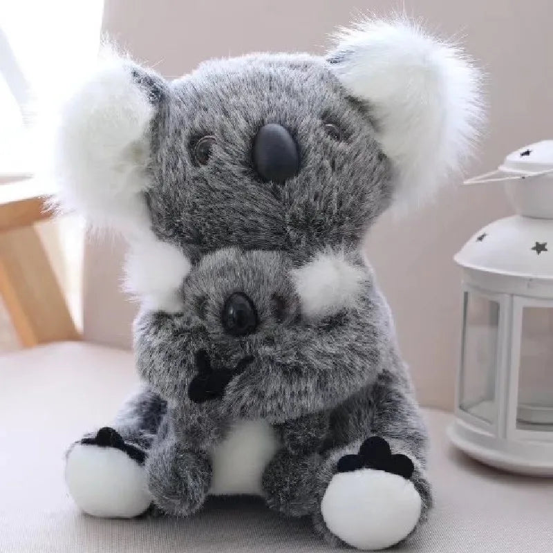 Peluche de Koala Australiano - Mamá con Bebé Koala de Felpa Suave de Alta Calidad