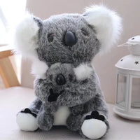 Peluche de Koala Australiano - Mamá con Bebé Koala de Felpa Suave de Alta Calidad