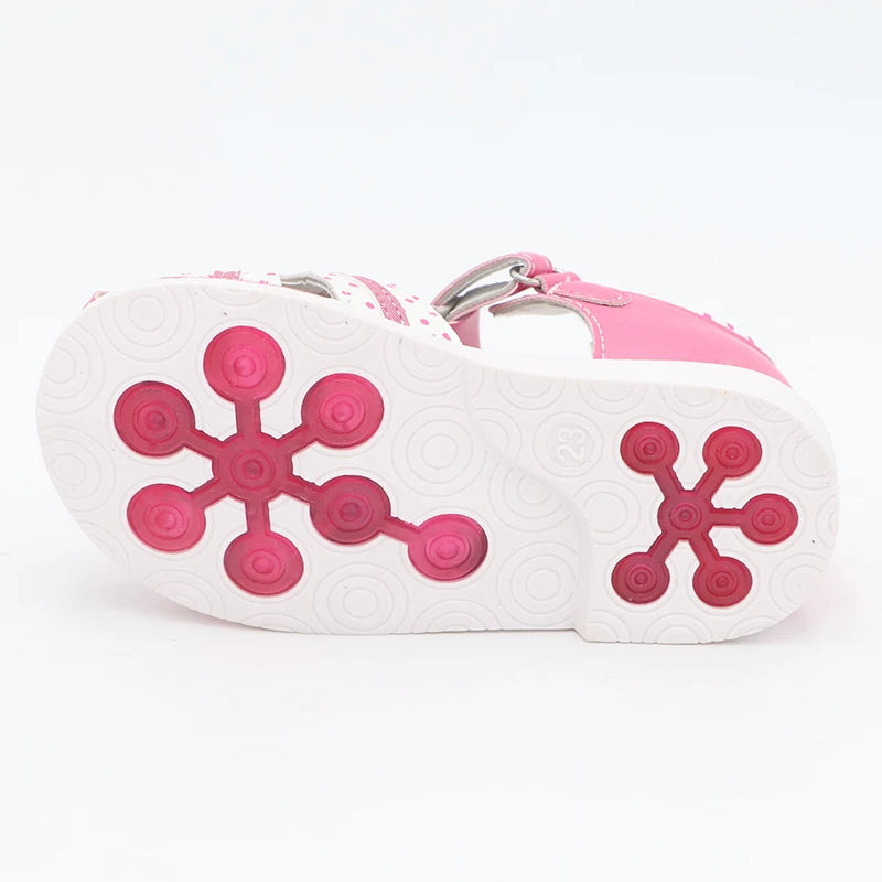 Sandalias Ortopédicas para Niñas - Cuero PU con Mariposa | Tallas 21-26