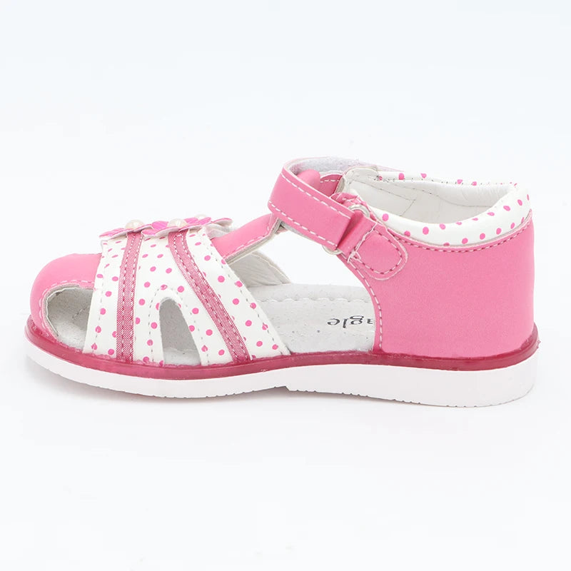 Sandalias Ortopédicas para Niñas - Cuero PU con Mariposa | Tallas 21-26