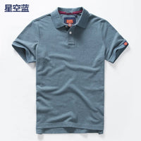Men's Embroidered Cotton Polo Shirt – Short Sleeve Casual Summer Top