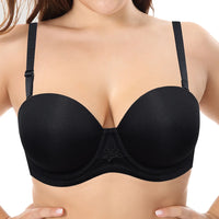 Plus Size Minimizer Bra | Underwire, Convertible Straps | Sizes 32–44, B–H Cup