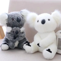 Peluche de Koala Australiano - Mamá con Bebé Koala de Felpa Suave de Alta Calidad