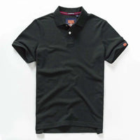 Men's Embroidered Cotton Polo Shirt – Short Sleeve Casual Summer Top