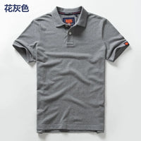 Men's Embroidered Cotton Polo Shirt – Short Sleeve Casual Summer Top