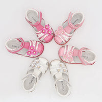 Sandalias Ortopédicas para Niñas - Cuero PU con Mariposa | Tallas 21-26