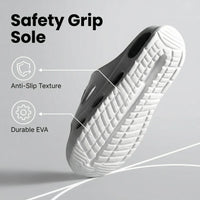Yearning Man Fashion Open Toe EVA Anti-Slip Breathable Waterproof Cushioned Sporty Indoor/Outdoor Slippers