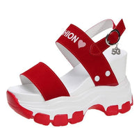 Women's Fairy Style Platform Wedge Sandals - Summer Thick Sole Heels