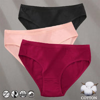 Bragas de Algodón Jacquard Hipoalergénicas para Mujer