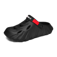 Men's Sporty Lightweight EVA Slippers - Closed Toe Non-Slip Summer Shoes
